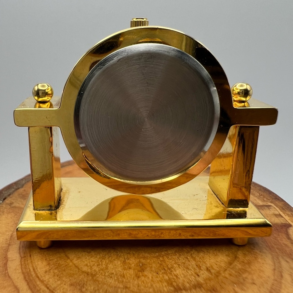 Gold Ronca Quartz Mini Clock - Picture 4 of 10